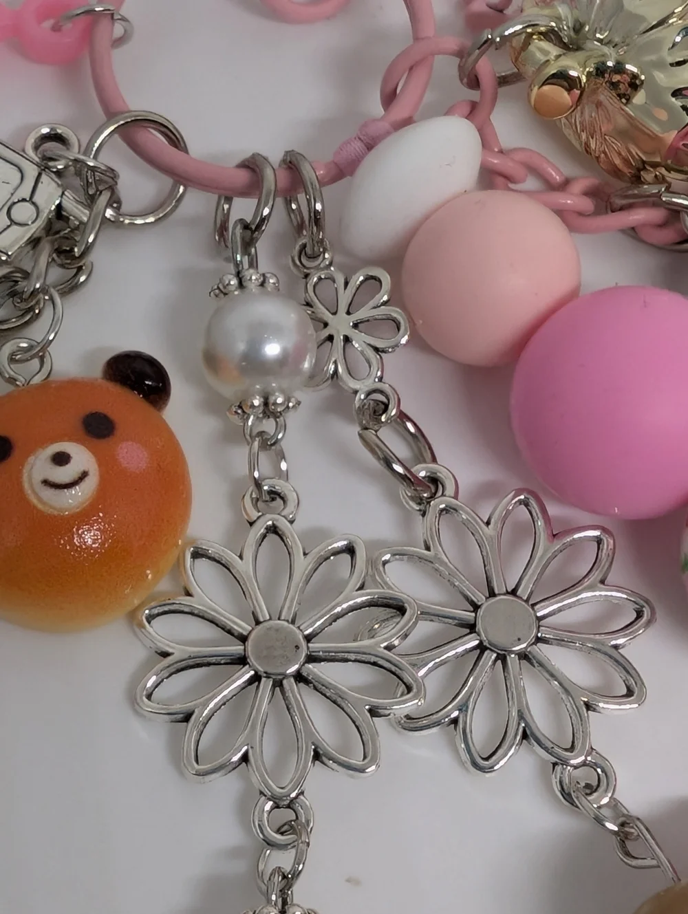 Handmade Long Hachi Nana Komatsu Nana Anime Strawberry Keychain - Picture 7 of 15
